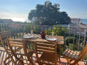 Appartement cosy vue mer à 50 m de la plage - refait à neuf et climatisé